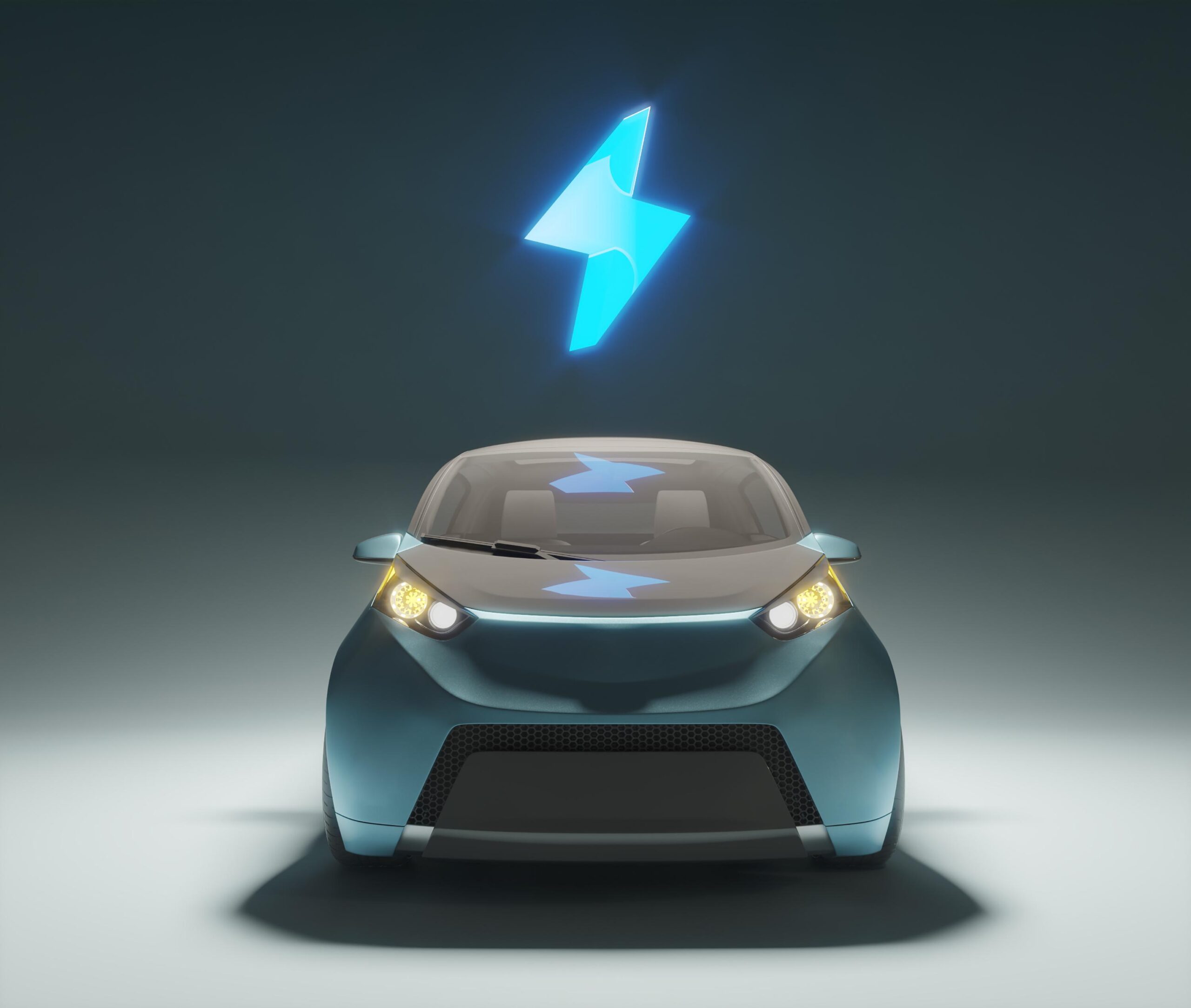 3d-electric-car-with-charged-battery-symbol